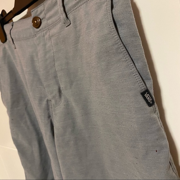 Gray Vans Flat Front Shorts - Picture 2 of 4